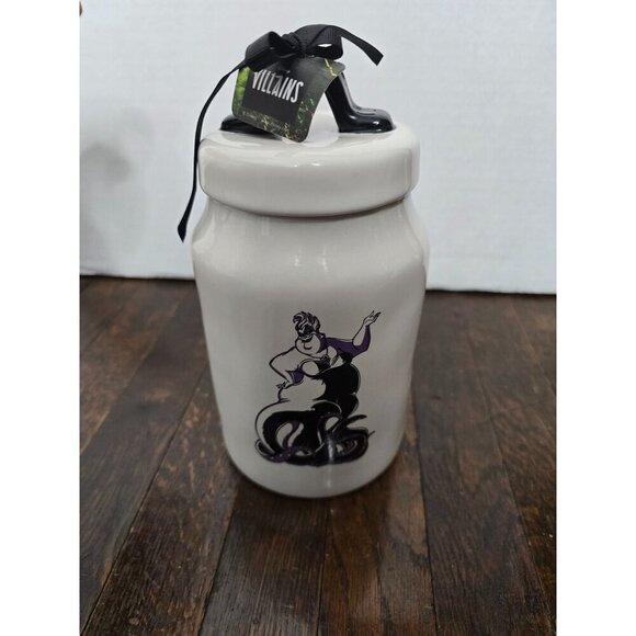 NWT Disney Villain's Rae Dunn Unfortunate Souls Ursula Canister The Little Merma - Picture 8 of 16